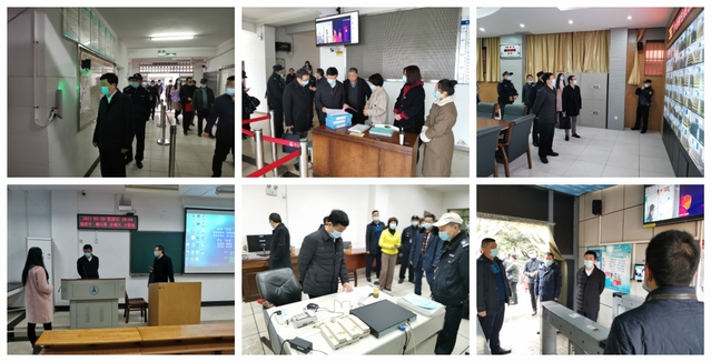 校领导带队开展春季开学前校园巡查和安全检查