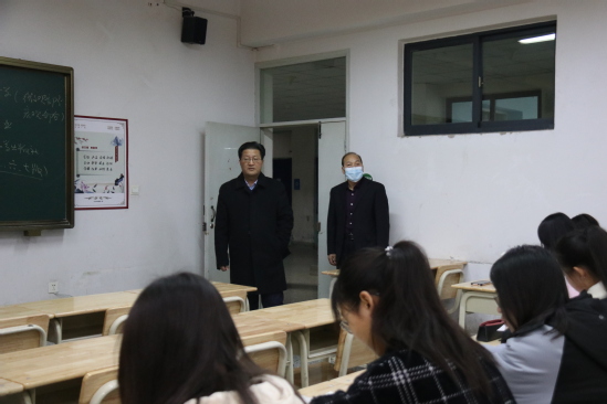 西北师大校领导检查新学期教学工作