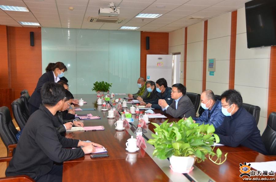 ［合作交流］山大与市中区政府召开工作协调会