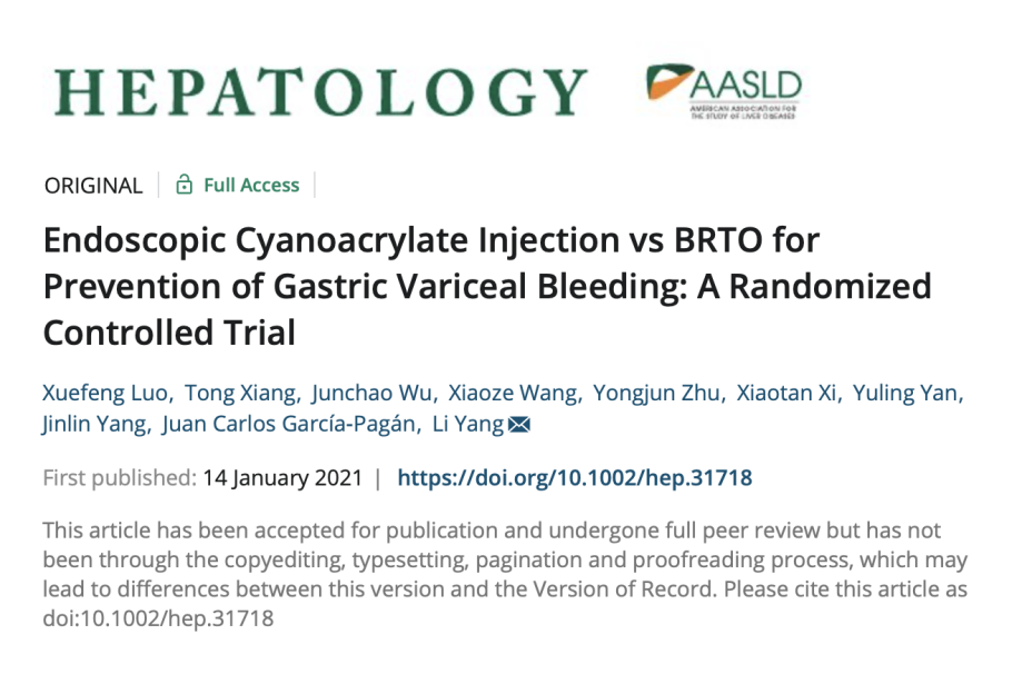我校华西医院杨丽教授等人关于肝硬化治疗的研究成果连续在临床领域国际高水平刊物《Hepatology》《JournalofHepatology》上发表