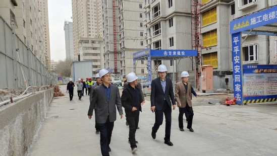 西北师大校领导检查在建项目施工进展情况