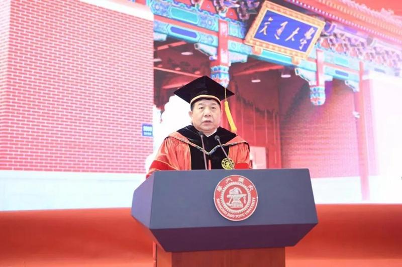 上海交大校长林忠钦在2021年研究生毕业典礼上的演讲