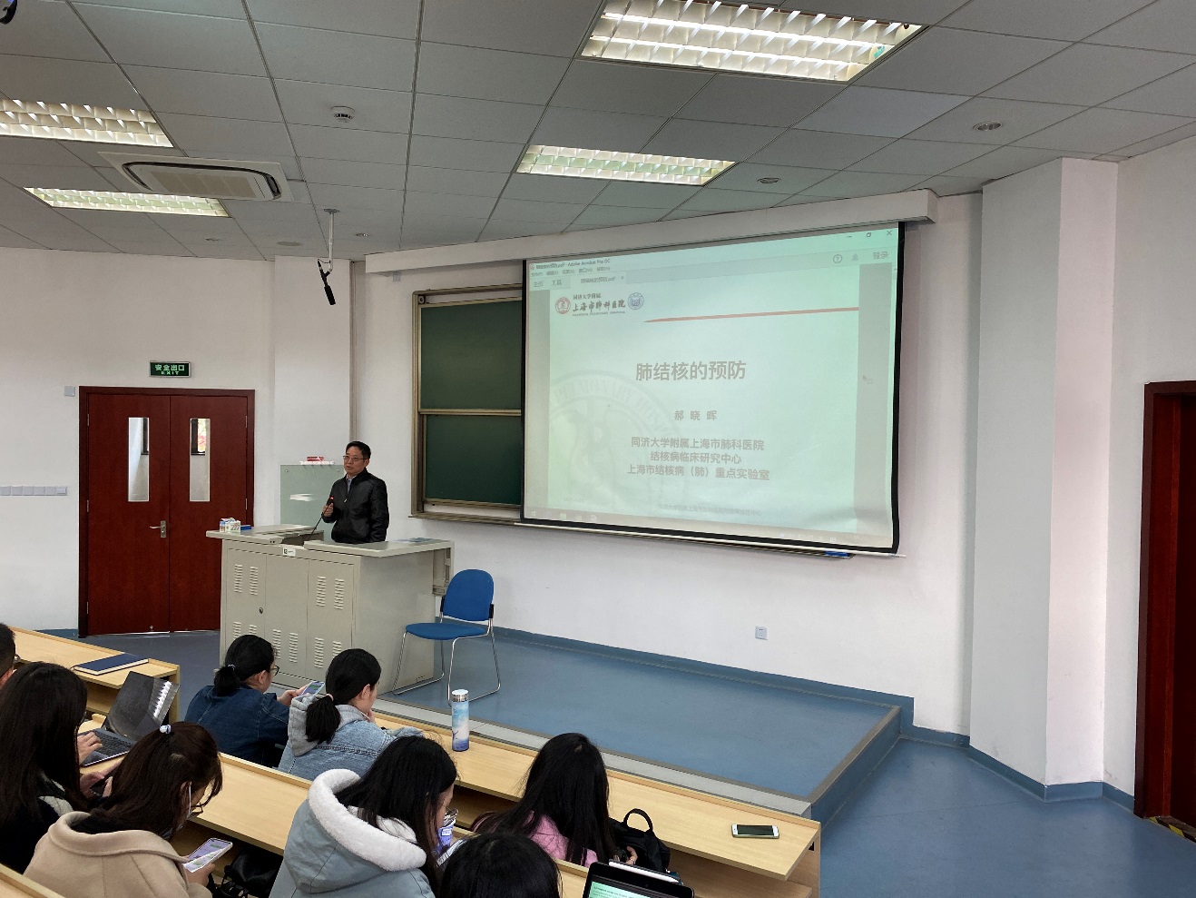学校积极开展预防结核病宣传活动