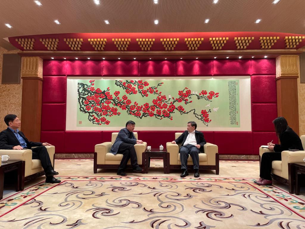 国家留学基金管理委员会原副秘书长张宁来访我校