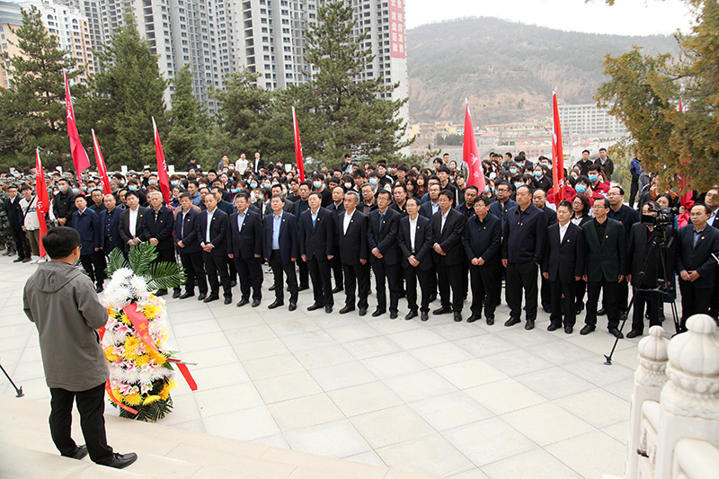 我校举行祭奠“四八”烈士暨党史学习教育活动