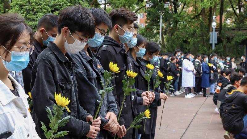 经管学院“清明祭英烈”活动顺利开展