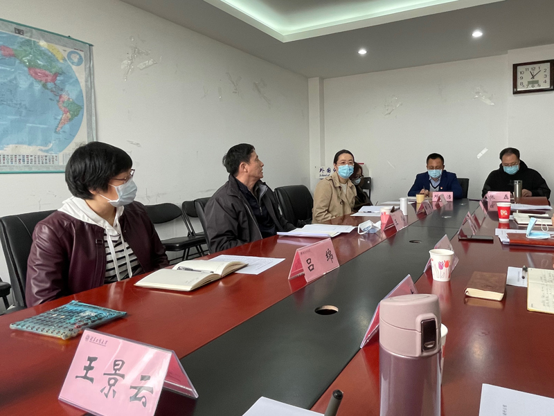 校党委副书记王伟到外国语学院调研座谈