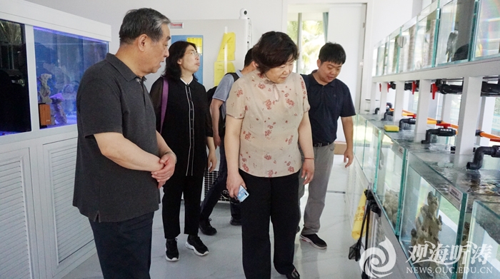 中国海洋大学领导到三亚海洋研究院调研