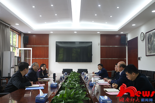 省委统战部丁学新一行来校调研