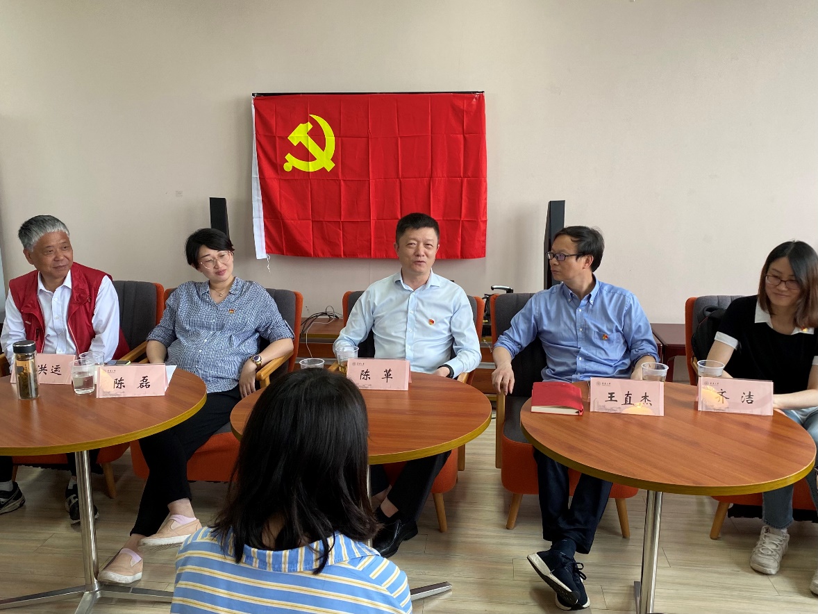 副校长陈革参加信息学院“我为群众办实事”党史学习教育实践活动