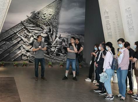 马克思主义学院赴金山卫抗战遗址纪念园开展党史学习教育现场教学暨思政课教师集体备课