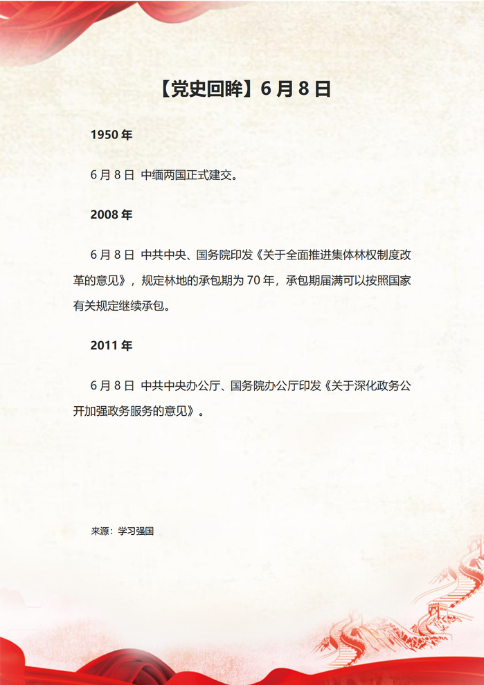 【党史回眸】6月8日