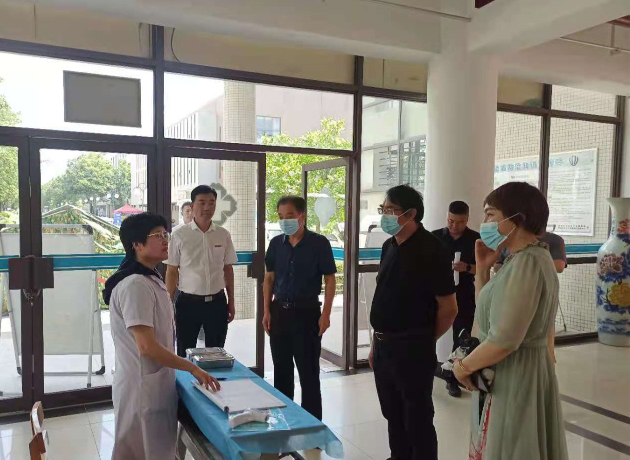 省教育厅督查组来我校开展校园安全稳定专项督查