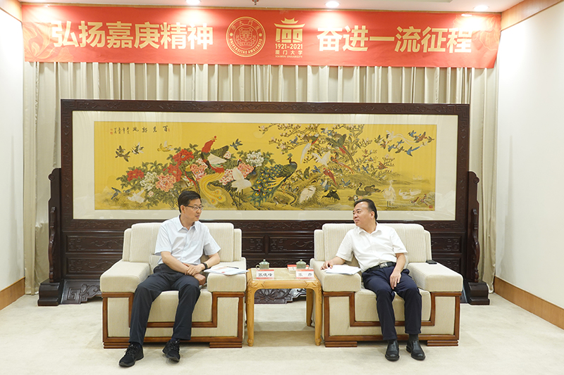 山西省委组织部副部长张晓峰来校推进省校合作