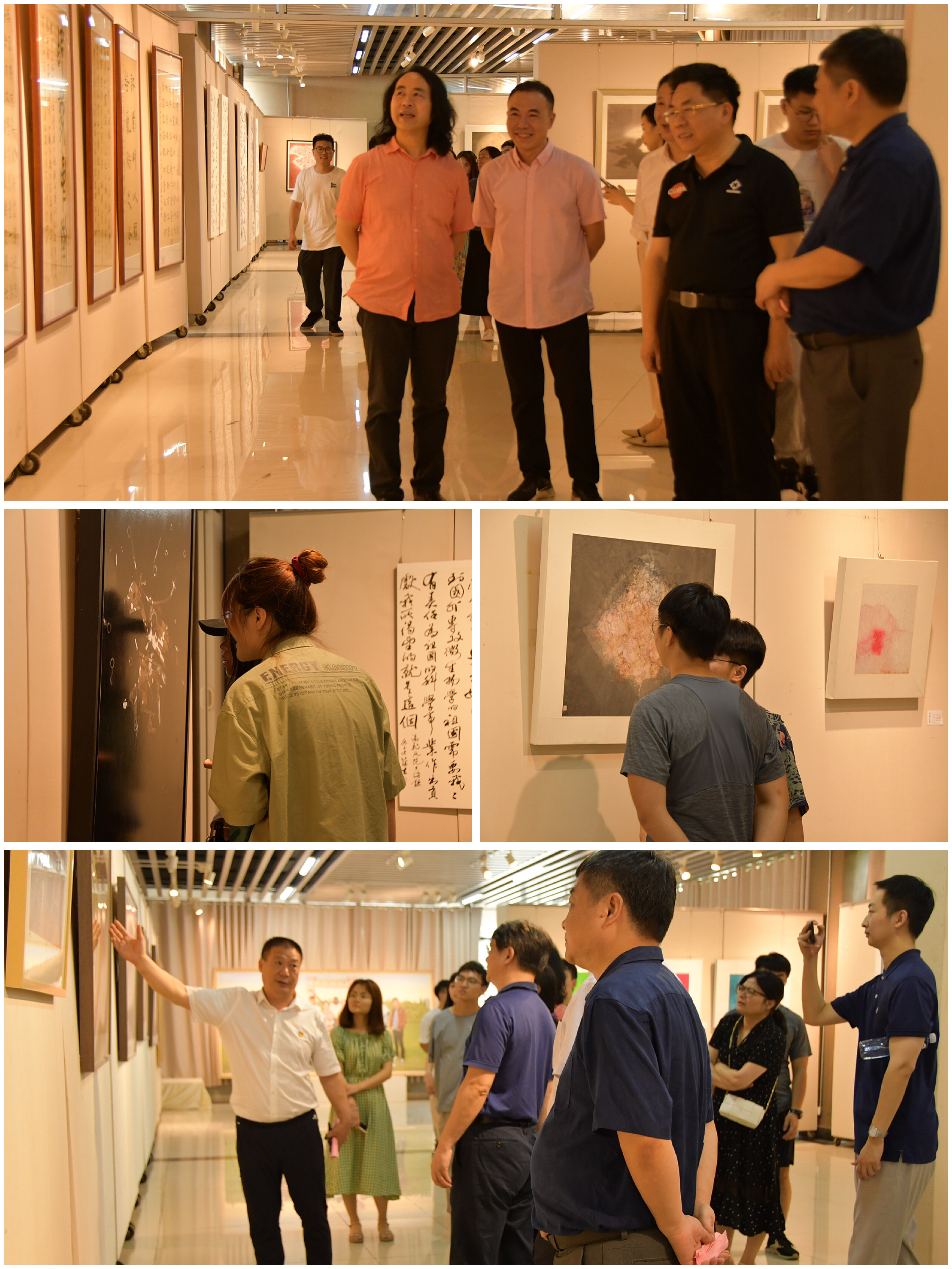 【致敬百年】“中南印象”书画作品展开展