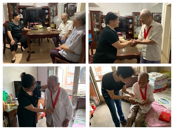 资产公司党委用心用情开展“迎七一送关怀”走访慰问活动