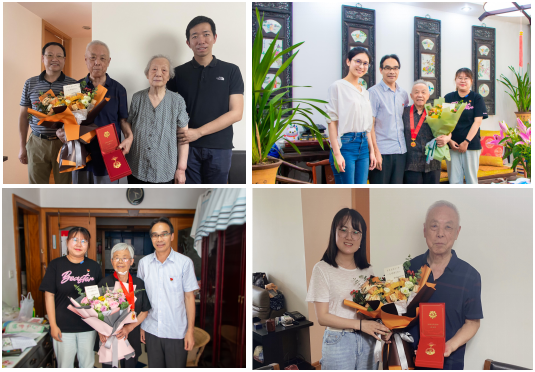 走访慰问老党员，不忘初心暖人心——继续教育处党支部组织开展走访慰问老党员活动