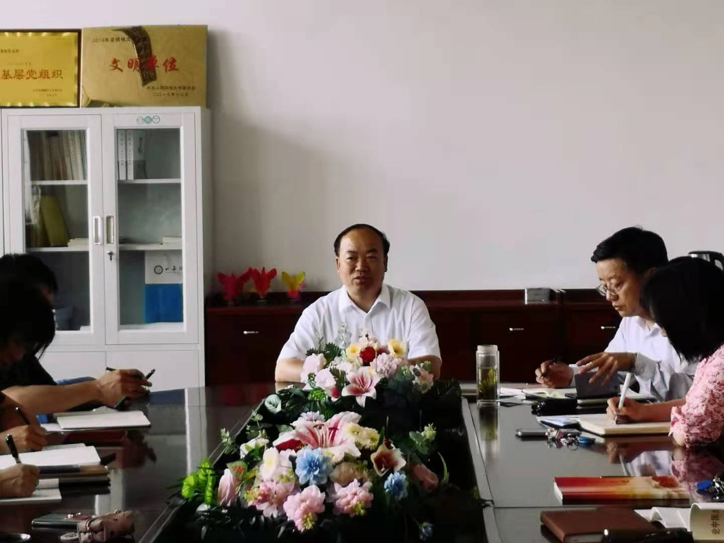 党委常委、副校长沈沛龙为教务处党支部讲党史专题党课