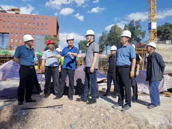 西北师大校领导检查学校在建项目工地安全生产及工程进展情况