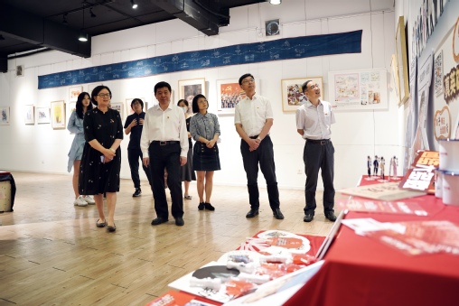 长三角设计学科党建高校联盟“永远跟党走——庆祝建党百年师生作品展（上海）”开展