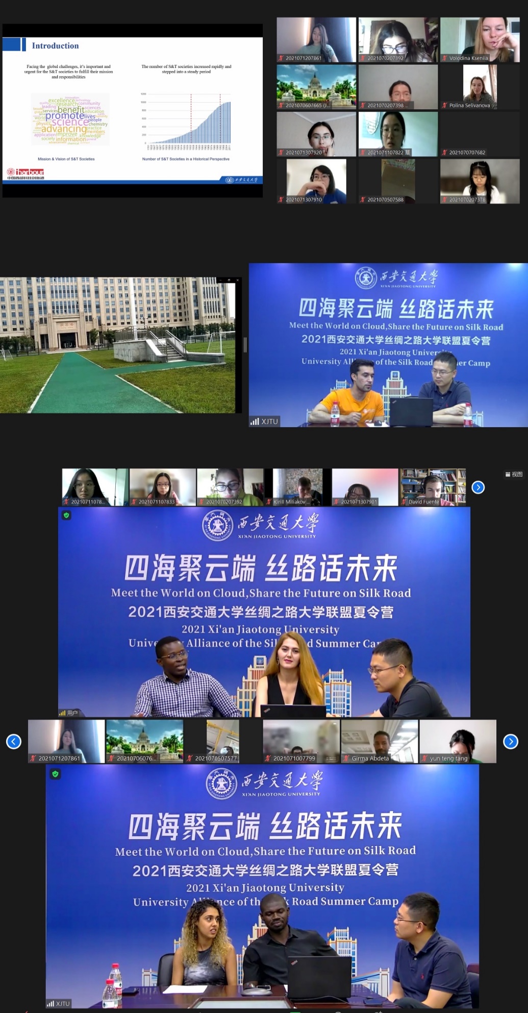 2021西安交通大学丝绸之路大学联盟​夏令营结营