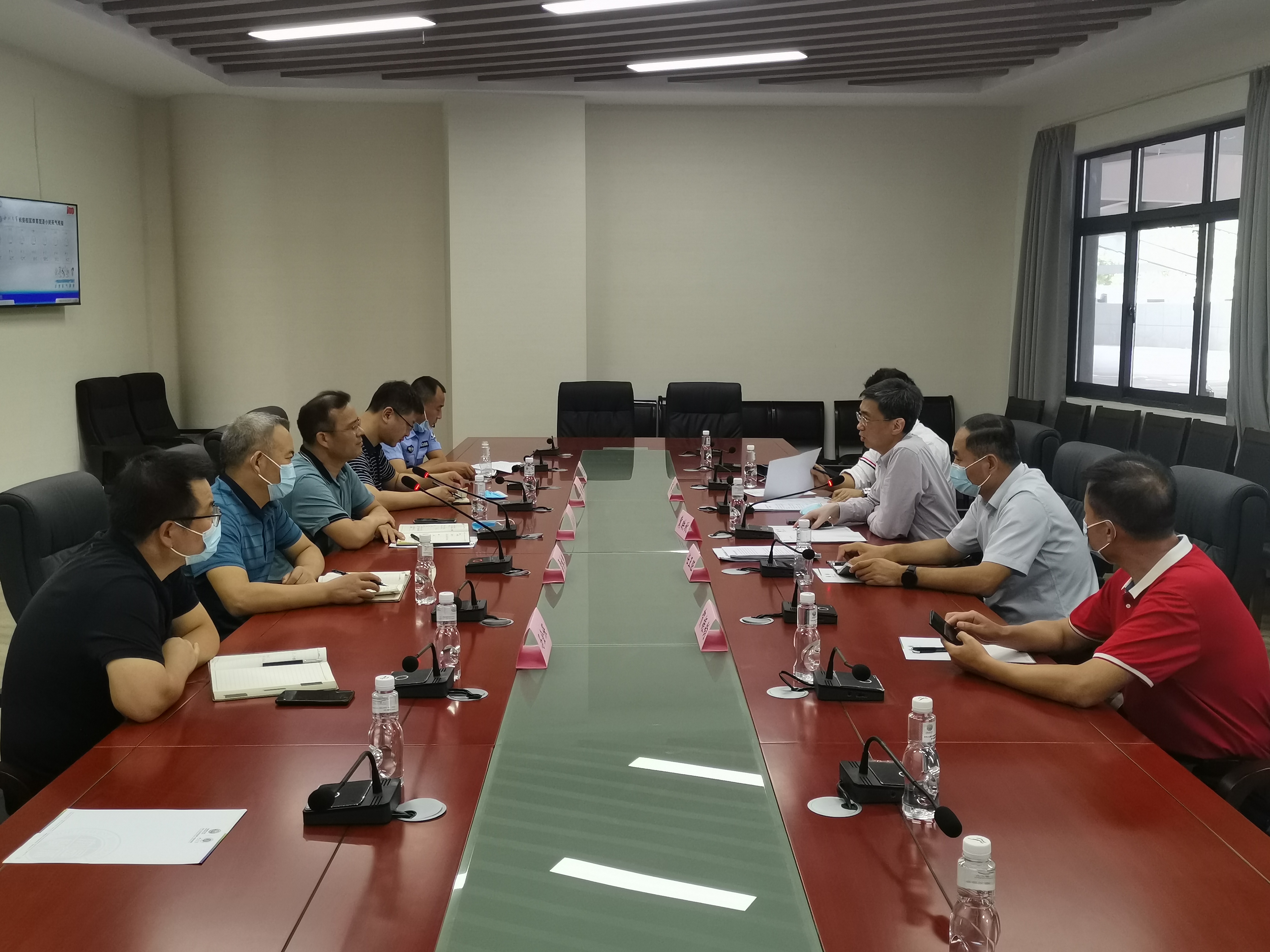 省委教育工委检查组来校检查十四运会安保工作