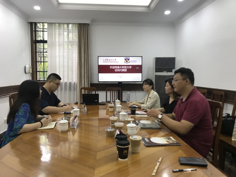 西澳大利亚大学一行访问我校