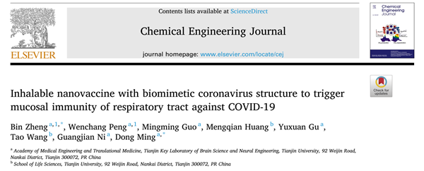 医工院研发吸入式纳米喷雾技术为呼吸道粘膜防护开辟新途径