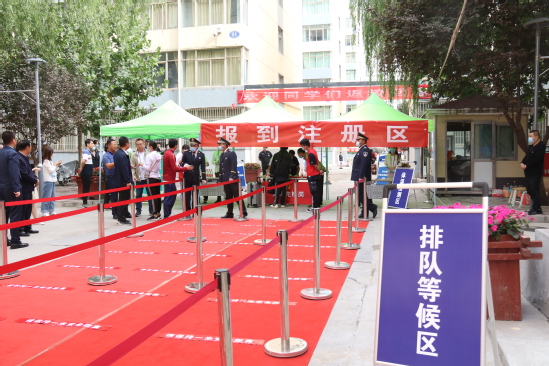 西北师大举行学生返校疫情防控演练