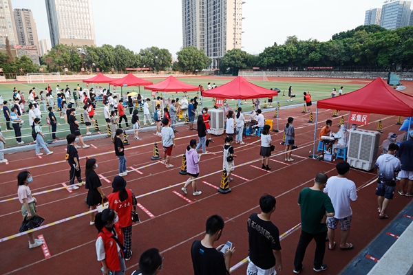 我校启动全校全员新冠病毒核酸检测