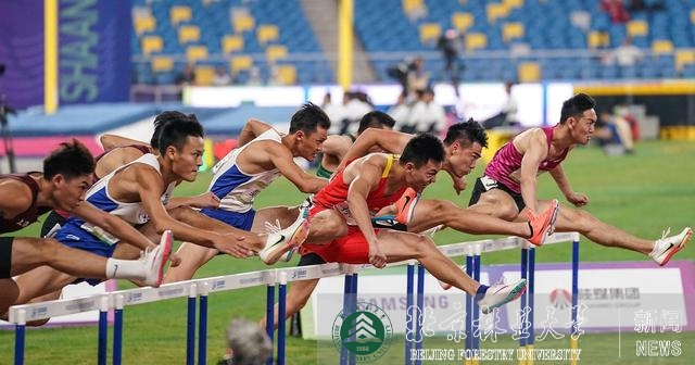 我校运动员吴镇华获得全运会男子110米栏第六名