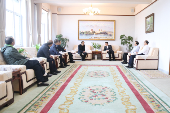 中欧合作委员会会长耿越一行到西北师大座谈交流