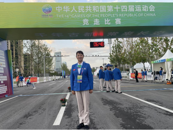 我校体育部6名教师助力十四运会