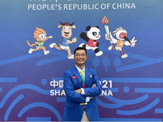 我校体育部6名教师助力十四运会