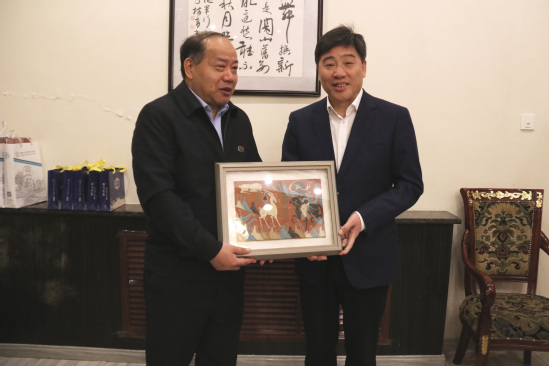 上海市大学生民乐联盟一行来西北师大交流