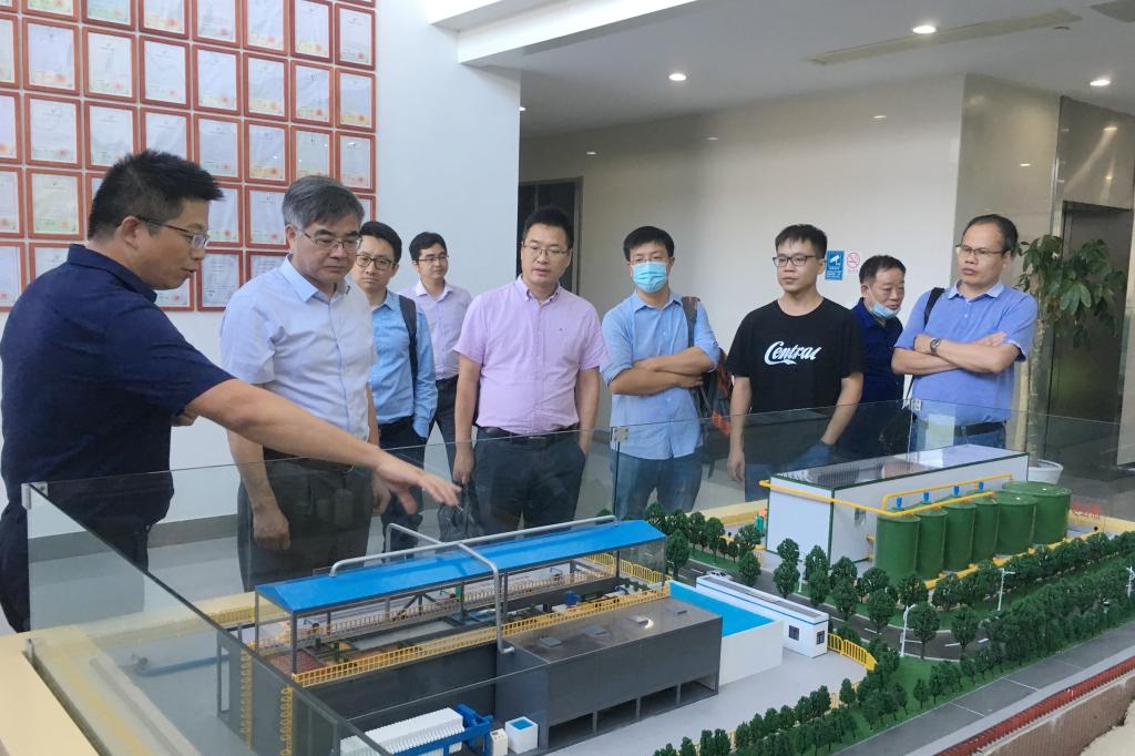 袁寿其一行赴江苏盖亚环境科技股份有限公司调研