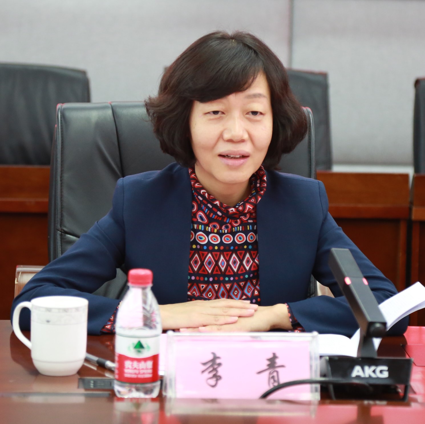 国家留学基金管理委员会副秘书长李青一行来校调研