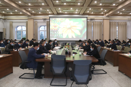 西北师大召开会议对疫情防控工作进行再安排、再部署