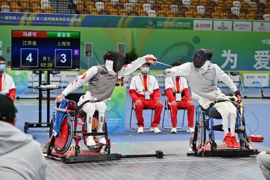 我校“小秦宝”圆满完成残特奥会轮椅击剑、乒乓球志愿服务工作