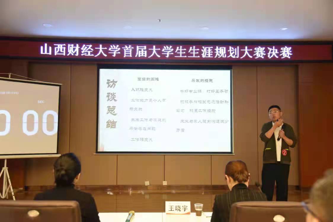 我校首届大学生生涯规划大赛决赛成功举办