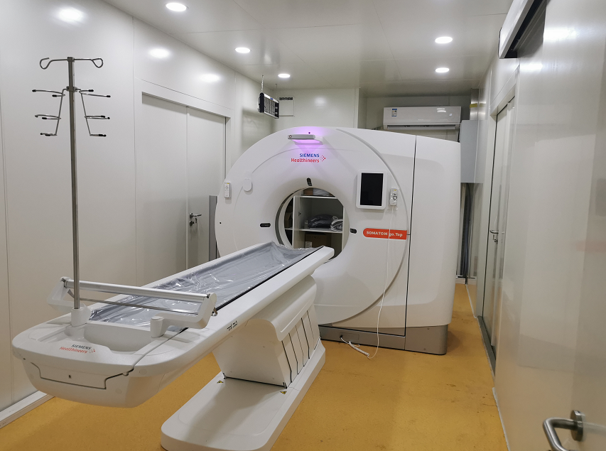 AI方舱CT落户中南大学湘雅医院