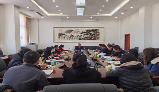 党委常委、副校长沈沛龙到人事处调研指导工作