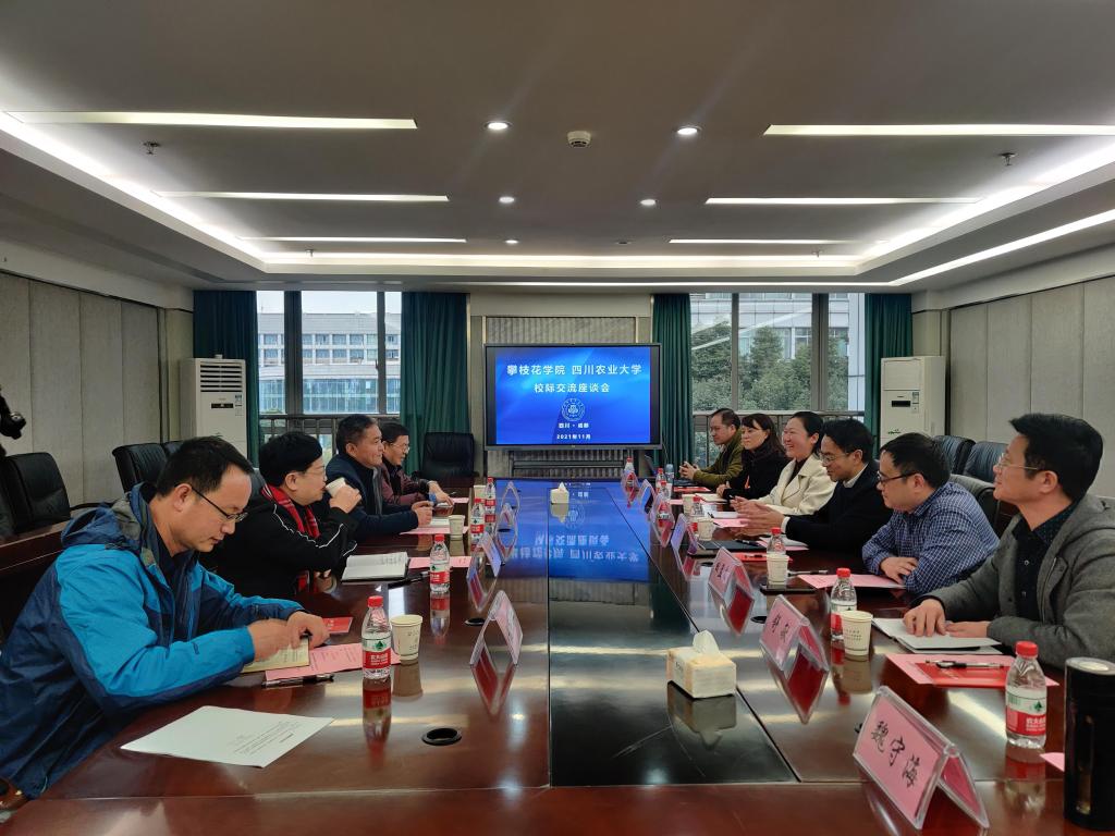 攀枝花学院副校长王兵一行来校考察交流