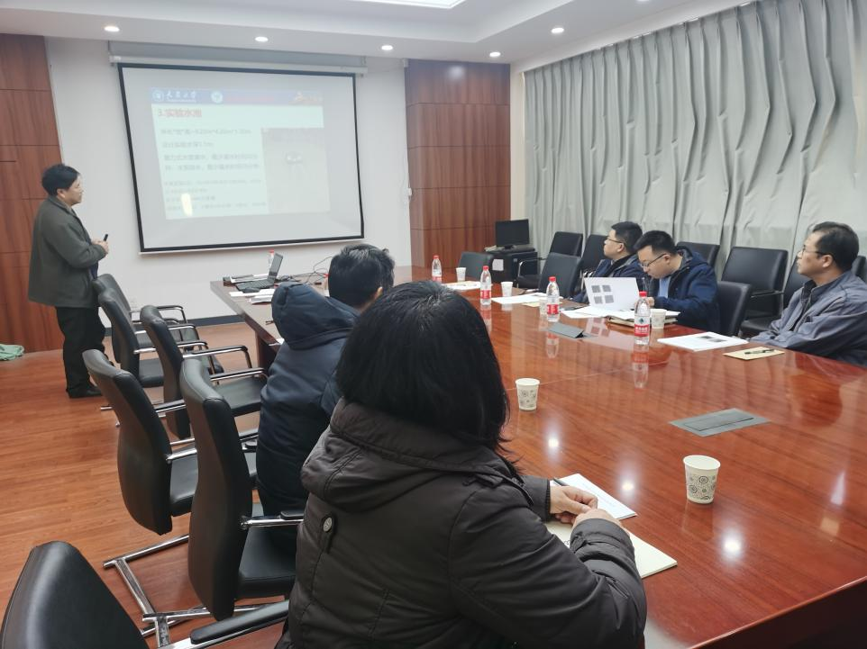 天津大学机械工程学院水池实验系统验收工作顺利完成