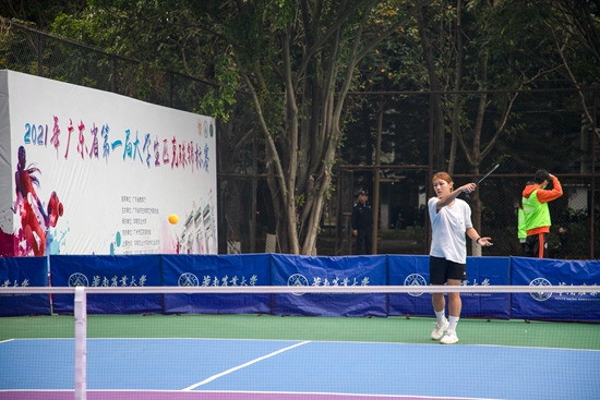 广东省首届大学生匹克球锦标赛在我校举行