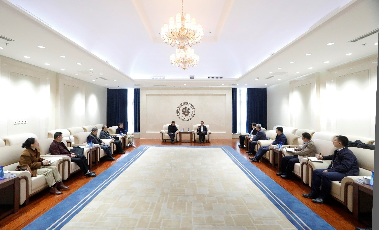 杨贤金会见厦门市科技局党组书记、局长孔曙光一行