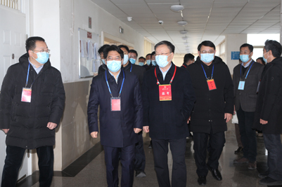 山东省教育厅领导来我校检查考试工作