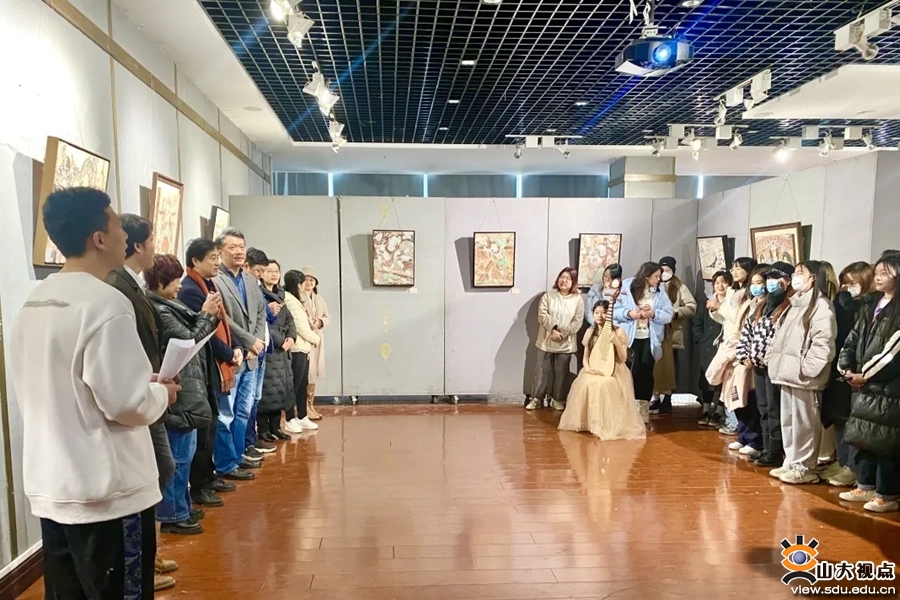［艺术］举行“翩跹西极——乐舞壁画临摹展”