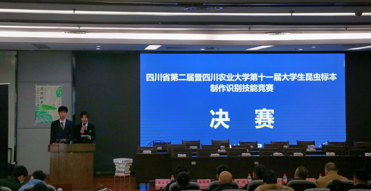 四川省第二届大学生昆虫标本技能竞赛落幕