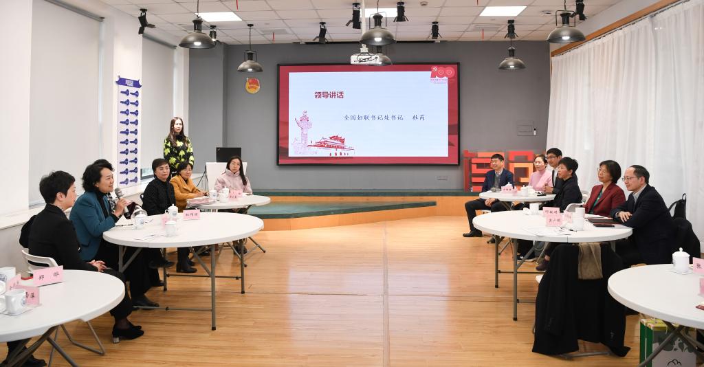 全国妇联书记处书记杜芮一行来校调研妇女工作